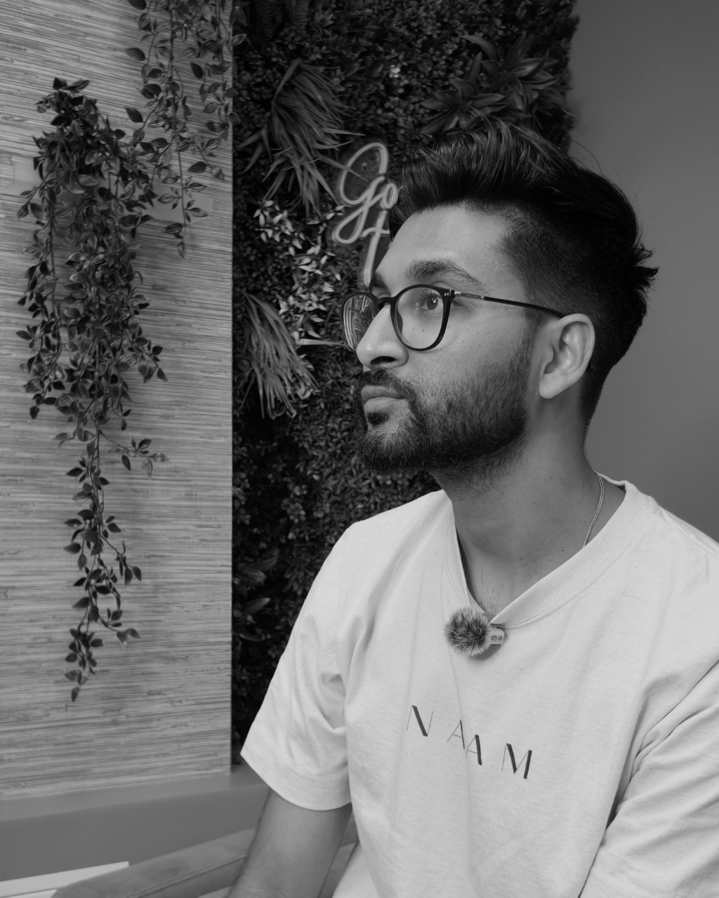 Portrait of Nand Shah, UGC creator for tech, AI and SaaS brands